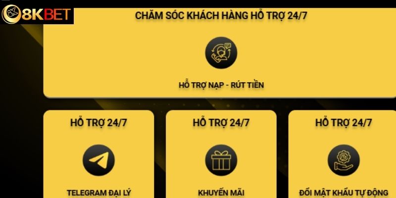 Xử lý sự cố nạp tiền 8kbet thế nào 